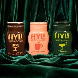 Hyli Drops Variety Pack - Electrolyte & Vitamin Infused Mixer Drops in Margarita, Moscow Mule & Espresso Martini Flavors. 0 Calories, 0 Sugar, All natural ingredients