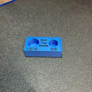 Spark Plug Socket Organizer for 13/16 and 5/8 Sockets