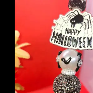 Happy halloween spider focal rhinestone blink pen $12