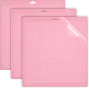 iVyne Premium Fabric Grip Cutting Mat 12x12 for Cricut Explorer Air 2 Maker Air Maker 3 Sticky Mat with Easy Grip BPA-Free Non-Porous Anti-Slip Surface 3 Pack