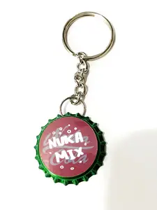 Nuka-Mix Fallout 4 Bottle Cap Keychain - Collectible Gaming Accessory