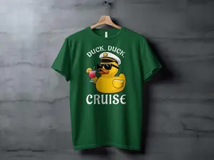 Funny Cruise Captain Duck T-Shirt | Duck Hunter Cruise Squad Shirt, Gift for Her & Him, Fun Summer Vacation Tee, 2024 Cruise Party Shirt