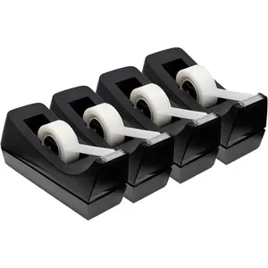 Desktop Tape Dispenser - Non-Skid Base - Weighted Tape Roll Dispenser - Perfect for Office Home School (Tape not Included)