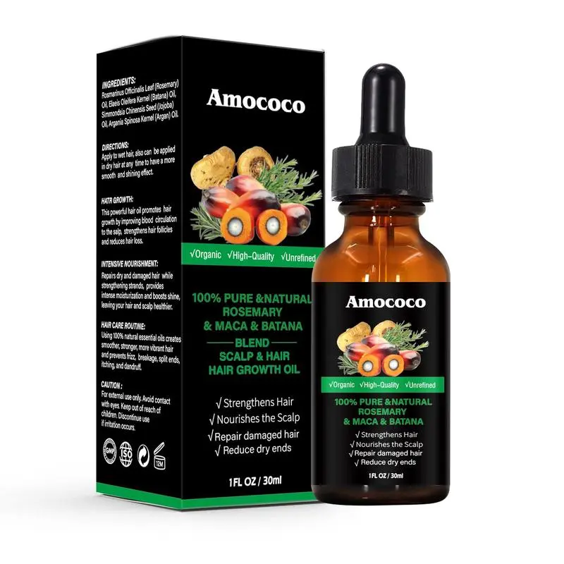 Moisturizer Amococo Rosemary & Batana Oil  Daily Repairing, Moisture Restoration  Moisturizing Hydrating Conditioner Hydrate Comfort Haircare Shampoo