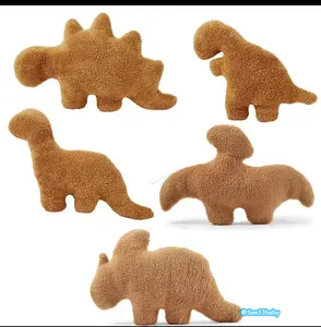 Cozy Dinosaur Chicken Block Pillow | Soft Wrinkle Resistant Plush Toy Doll, Durable Breathable Stuffed Animal, Hot Gift for Kids & Adults Durability