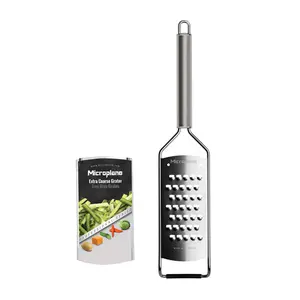 Microplane Professional 2.0 Paddle Grater – Extra Coarse Stainless Steel Grater for Cheese, Vegetables & More