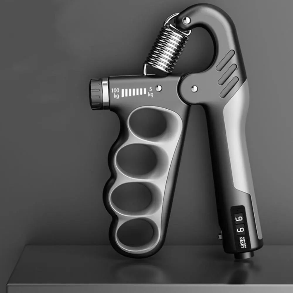 Adjustable Hand Grip Strengthener, Workout Hand Gripper, Hand Grip Strength Trainer with Automatic Counter & Ergonomic Design Non-slip Handle, Forearm Strengthener for Men & Women, Strength Training Accessory