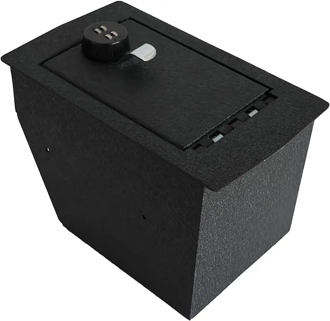 Center Console Safe Vault - KEREN Console Gun Safe Box Compatible with Honda CR-V 2023-2024, 4-Digit Combination Lock