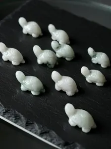 Natural Jadeite Turtle Carving | Mini Altar Piece