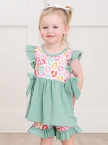 Rainbow Safari Leopard Ruffle Outfit Rainbow Safari Leopard Ruffle Outfit