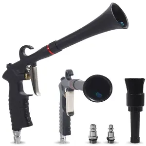 High-Pressure Car Cleaning Gun, Interior Drying Blower, Air Blow Gun, 2026 Model, Professional Cleaning Tool with Brush Attachment, Dual Nozzles, Car Wash Equipment