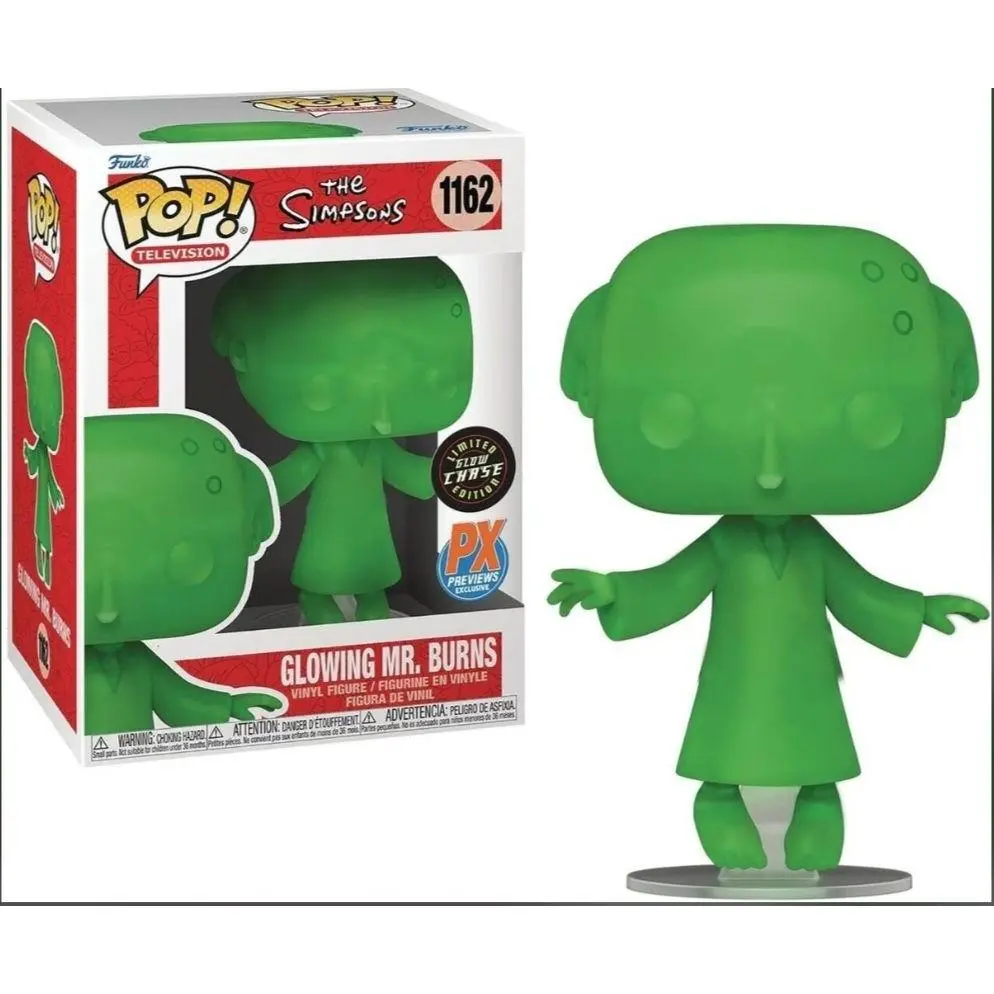 Funko Pop! The Simpsons Glowing Mr. Burns 1162 PX Limited Edition Collectible Figure