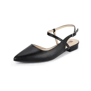 IDIFU Trending Sandals, Women's Flats Pointed Toe Slingback Flat Shoes Closed Toe Dress Shoes for Women Bridal Ladies Dressy Comfortable Casual Formal Cute Flats Work Office Wedding Business Evening Flats