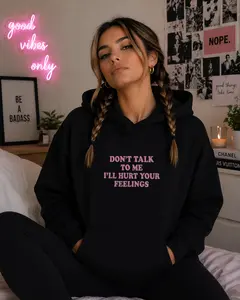 Don't Talk To Me Graphic Hoodie