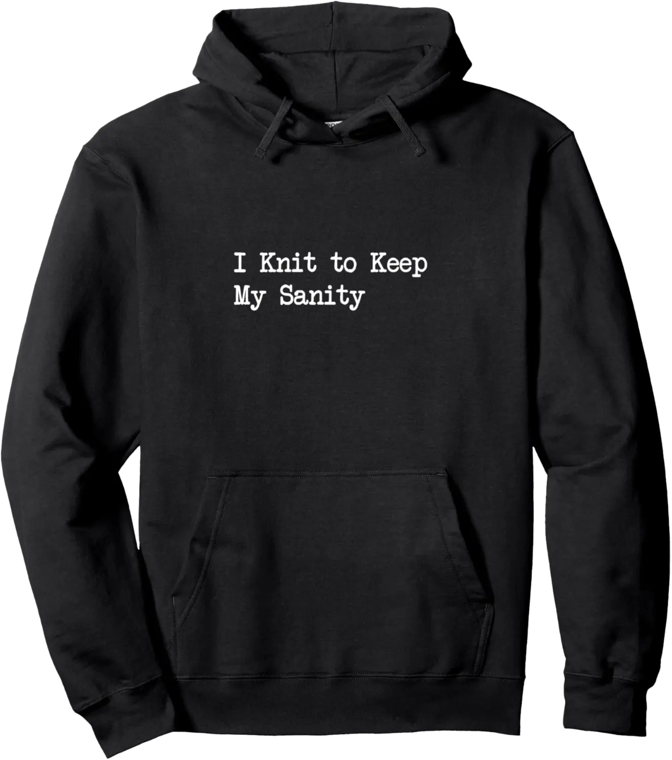 I Knit to Keep My Sanity Funny Knitting Quotes Pullover Hoodie - Elizabethtej Shop 82B0DCT4FX8J