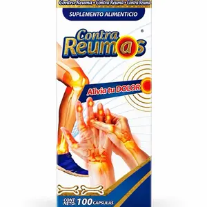 VIRAL Contra Reumas Antioxidante 100 Caps. Alivia tu Dolor Dietary Supplement