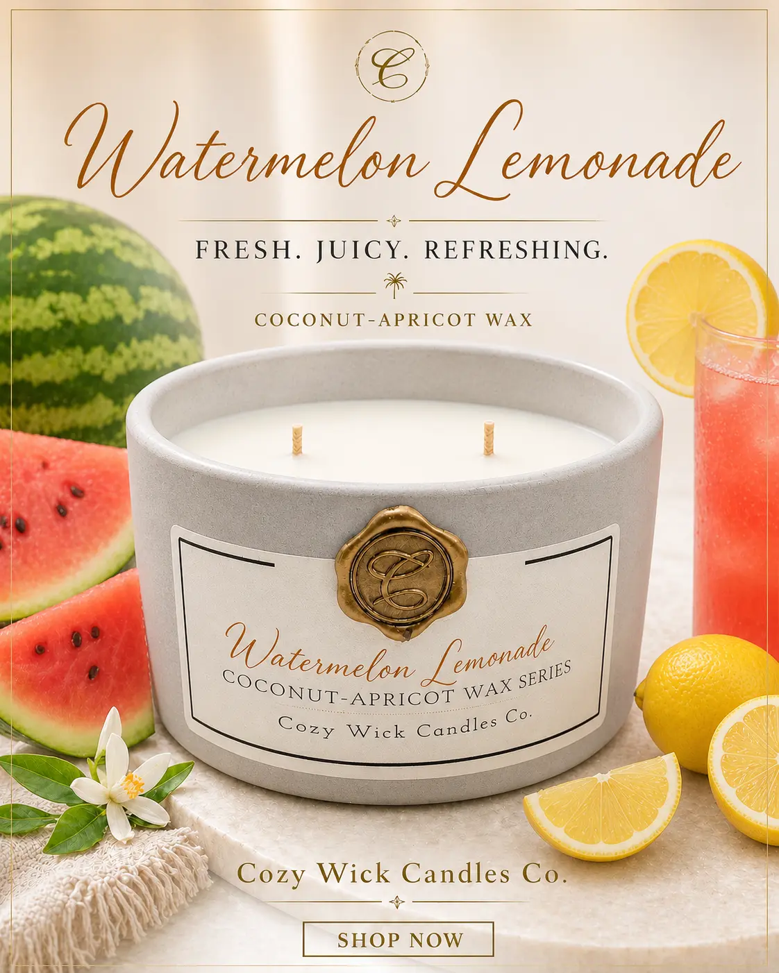 Pink Watermelon Lemonade
