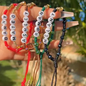 Name Guadalupe or St Jude Thread Bracelets
