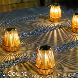 Solar Powered Outdoor Lantern, Ideal for Garden Patio Decor, Hanging Solar Light for Pathways & Porches, Energy Efficient Lighting Solution