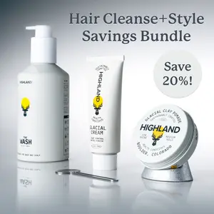 Hair Cleanse + Style Savings Bundle | Award-Winning, Health Boosting, Texturizing Cleansing, Strengthening, Nourishing. For All Hair Types & Genders.