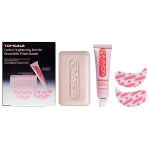 Topicals Faded Brightening Bundle for Discoloration on Face & Body Unscented Formula with Brightening Effects and Targeted Use for Sensitive Skin