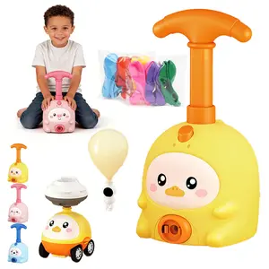 Children's Balloon car, 2-in-1 Balloons Cars Launcher Set with Manual Pump, Inertial Balloon Car, Three Adorable Designs, Multiple Package Configurations Available