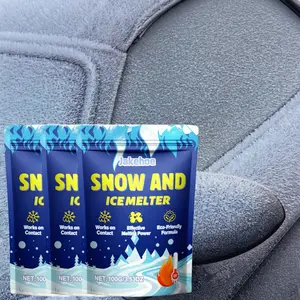 Fast-Acting Ice Melt - Works in -25°C/-13°F, Melts Ice in Minutes, Won't Harm Grass or Damage Concrete, Stops Ice Before It Forms