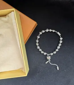 Clean Girl Essential! ✨ Dainty Pearl & Initial Charm Bracelet. Adjustable Silver-Tone Chain. The Perfect Personalized Gift! 🎁 #TikTokMadeMeBuyIt