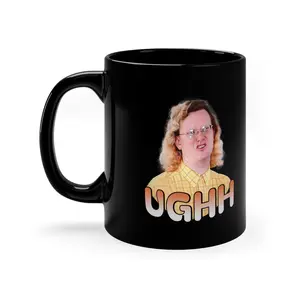 [Fee Shipping- Sale 45%] 15oz Black Ugh James Love On The Spectrum Mugs, Funny Ceramic Mugs, Gift for Him and Her