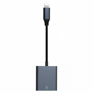 USB Card Reader, Aluminum Alloy Card Reader, Multi-functional Mobile Card Reader Suitable for iPhone iPad Tablet TF/SD/CF Card