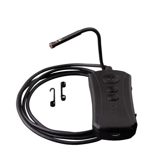 Cal-Van Tools CAL-86 Wi-Fi Wireless Dual View Borescope, 4.6x4x2 in, 58 in Length, IP67 Rated, Front & Side Video, 1080p HD Cameras, Video & Image Capture, Automotive Diagnostic Tool for Car & Motorcycle Repair, 4.6 X 4 X 2 In, 58 Inches