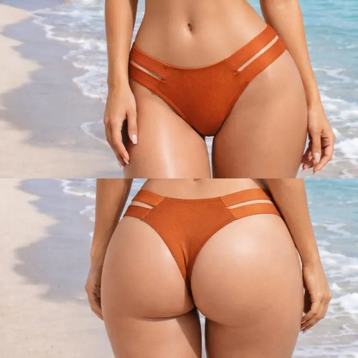 Nallie Bikini Bottoms - Double-Strap Brazilian