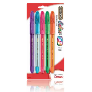 R.S.V.P.® Colors Ballpoint Pen, Assorted 5-Pack