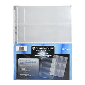 4 Pocket Binder Pages for Modern U.S. Currency, 10 Pages