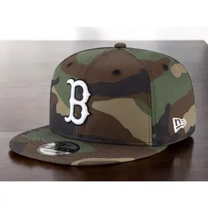 [11941945] Mens New Era MLB 950 BASIC WOOLAND CAMO SNAPBACK - BOSTON RED SOX