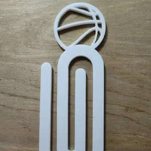 Sublimation Jumbo Paperclip blank, basketball themed plannerclip, bookmark