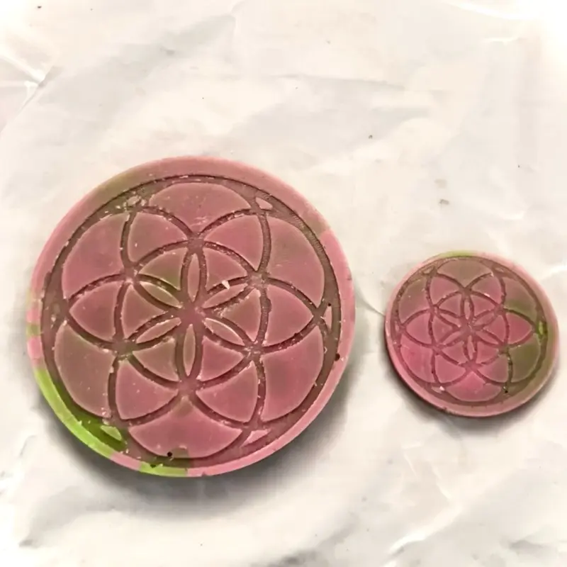 Handmade Flower of Life Wax Melts - Botanical Garden Scented, for Aromatherapy and Home Decor