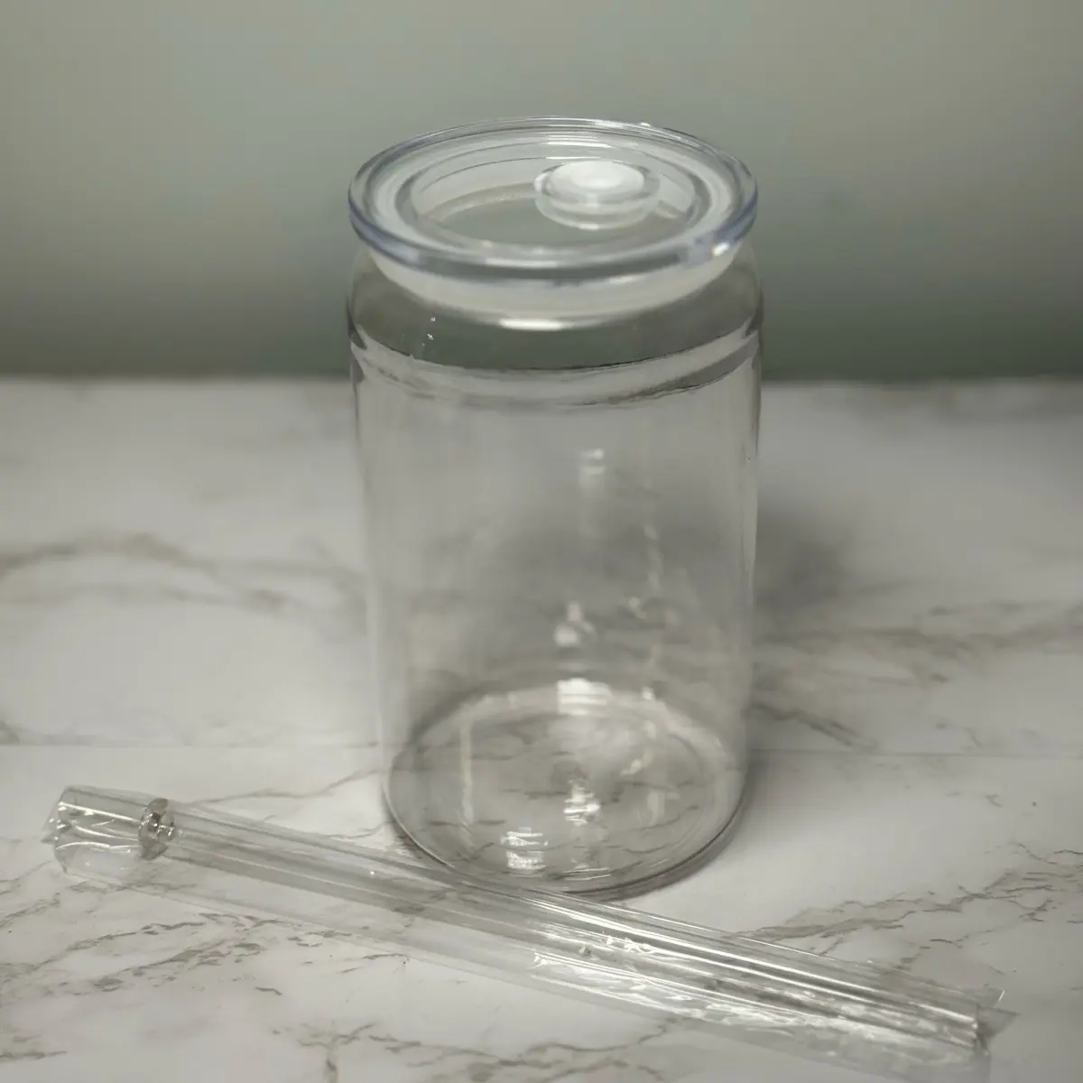 5-pack, 16oz Plastic cups with clear lids, DIY UVDTF, kids cups, non-breakable plastic cups