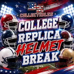 (6) BS Collectibles College Full Size Replica Helmet Break. Pick Your Team