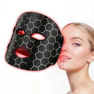 2026 New LED Mask Beauty Instrument, 7 Color Light Therapy, Silicone Photon Skin Care, Valentine's Day Gift, Rechargeable Facial Mask, Face Lifting Mask, Lithium Battery Included