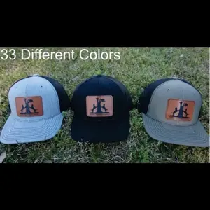 Coon Hunt Leather Patch Hats in 33 Different Colors. Southern Sportsman's Apparel