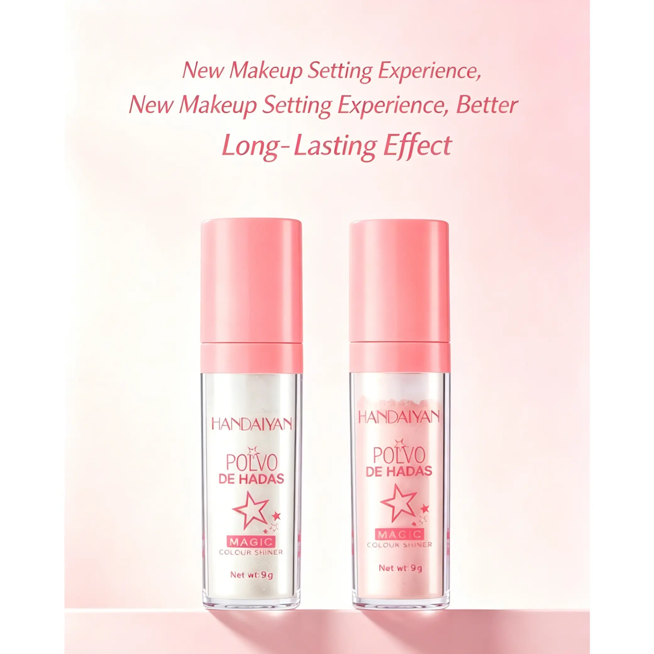 Fairy Dust Shimmer Powder Spray - Long-Lasting Highlighter with Glitter Pigment, Silver Shade, Setting Formula for Luminous Face & Body Glow, All Skin Types Glowing Makeup Cosmetic, Parties, Cruelty Free, Skin-Safe, Spray Apply, Ultra-Fine, All-Over Glow