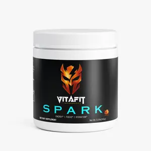 SPARK | Energy Powder Fruit Punch 3.52 oz No Sugar B Vitamins Electrolytes Smooth Taste Supports Focus Clarity Healthcare Supplement Sport Beverage Flavor