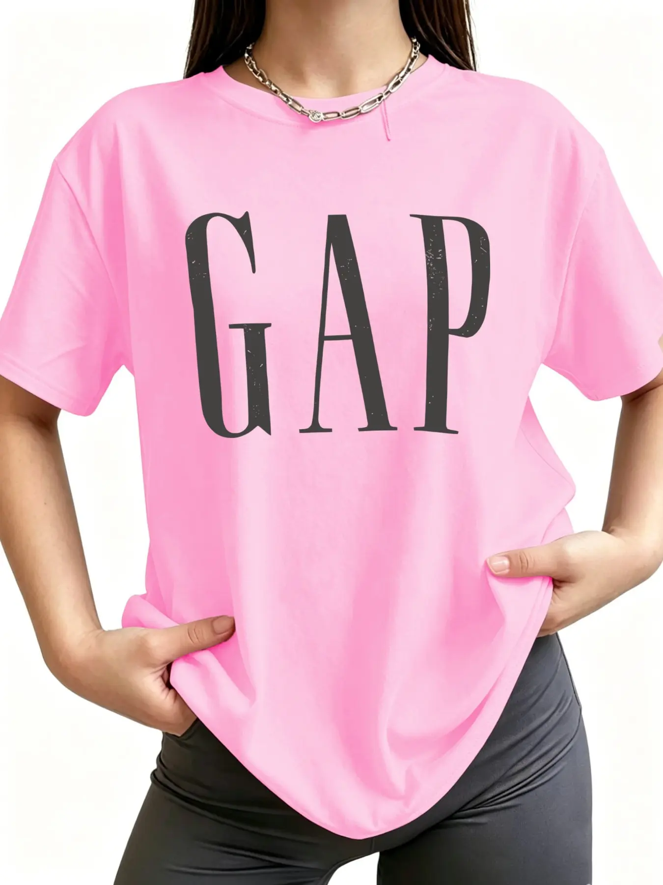 Printed Shirt, High-Quality Fashion Fitted T-Shirt, Trendy Casual Wear, Suitable for Daily Use, Unisex Fashion Clothing, Spring & Fall, Everyday, Tops