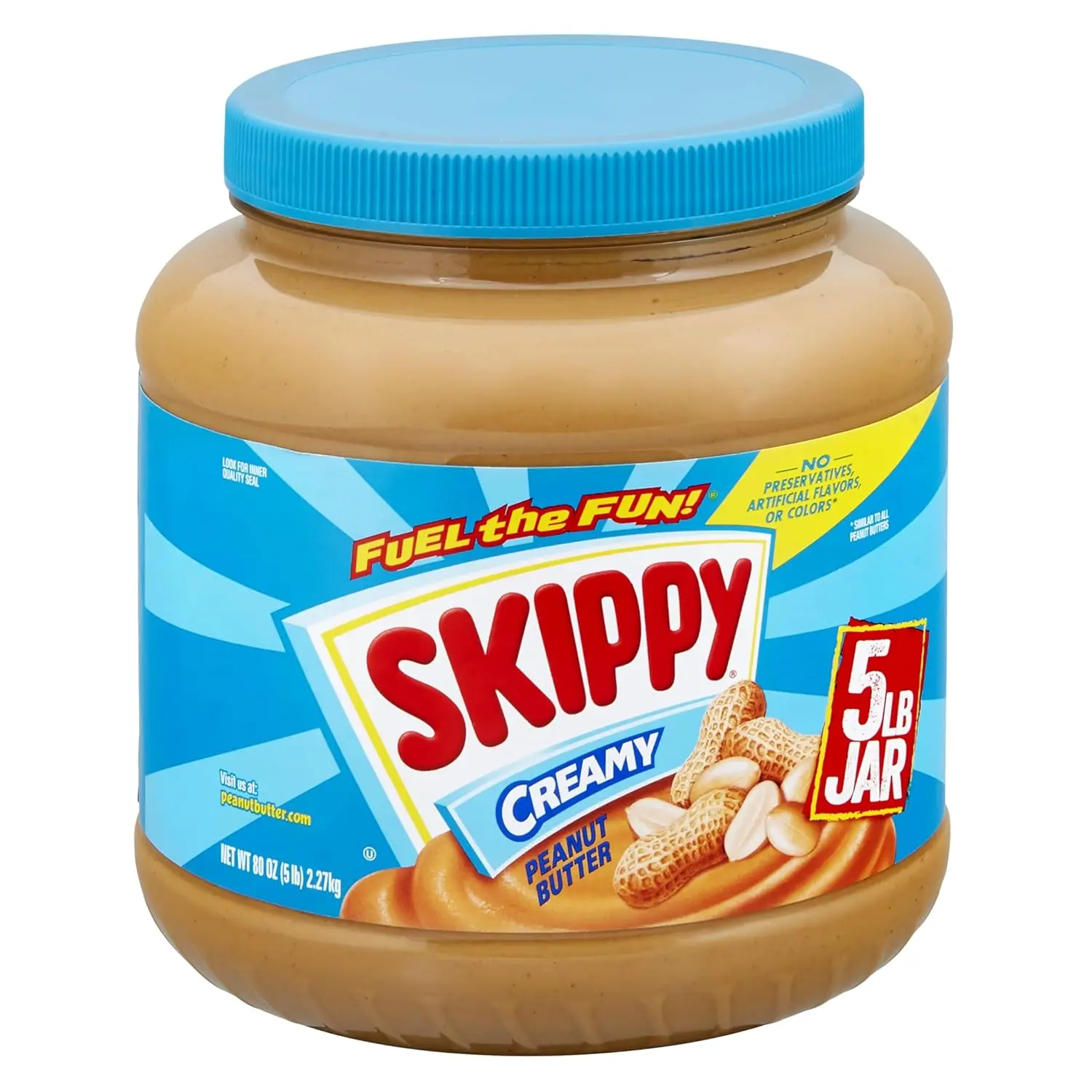 SKIPPY Creamy Peanut Butter, 5 Pound SKIPPY Creamy Peanut Butter, 5 Pound