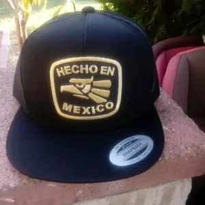 Hecho en Mexico Eagle patch Snapback Trucker Hat