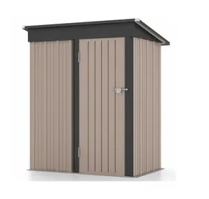 Patiowell 5-Feet x 3-Feet Galvanized steel Storage Shed