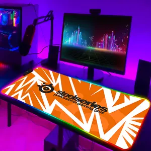 Mouse Pad Xxl Steelseries Laptop Mat Gaming Mousepad Backlit Keyboard Gamer Girl Table Pads Deskpad Mausepad Cs Go