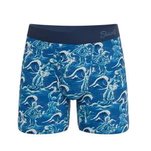 The Slippery When Wet | Shinesty Naughty Wave Ball Hammock® Pouch Underwear With Fly