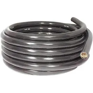 9' FT 4 GAUGE GA BLACK WIRE CABLE POWER GROUND PRIMARY AMP FLEXIBLE